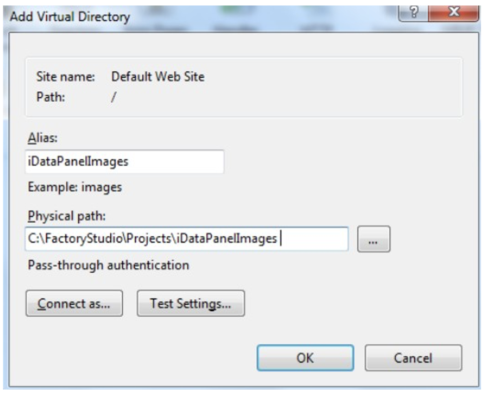 Add Virtual Directory option