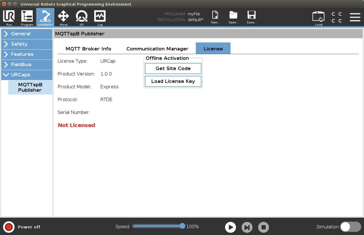URSim URCap License